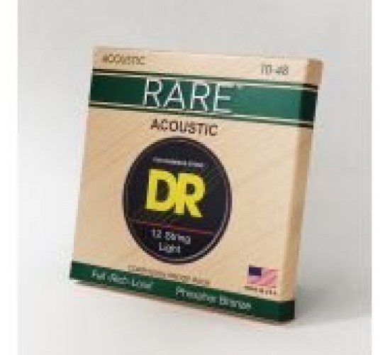 DR RPL-10/12 RARE Комплект струн для 12-струнной акустической гитары