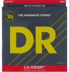 DR MH-45 Lo-Rider Комплект струн для бас-гитары, сталь, Medium, 45-105