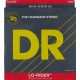 DR MH-45 Lo-Rider Комплект струн для бас-гитары, сталь, Medium, 45-105