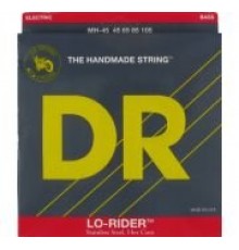 DR MH-45 Lo-Rider Комплект струн для бас-гитары, сталь, Medium, 45-105