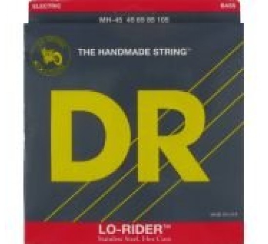 DR MH-45 Lo-Rider Комплект струн для бас-гитары, сталь, Medium, 45-105