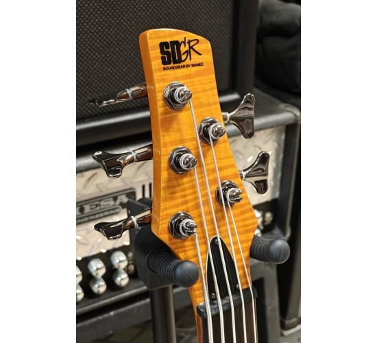 Ibanez SR905FM AM 5-ти струнная бас-гитара, цвет Amber, Корея USED