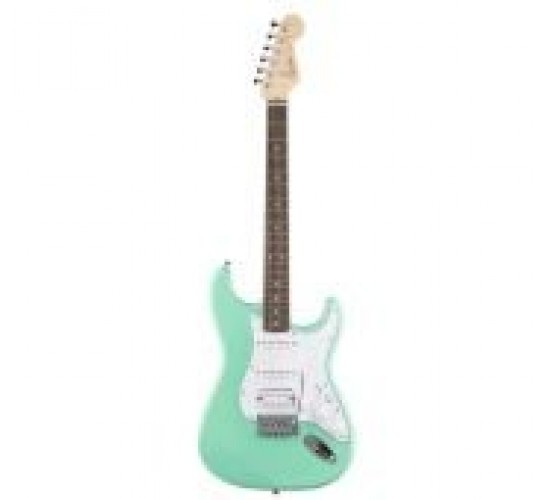 Fender Squier Debut Stratocaster HT HSS LRL электрогитара, цвет Sea Foam Green