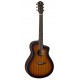 Baton Rouge X11LM/FCE-MB электроакустическая гитара (фолк с вырезом), цвет mahogany burst с порами