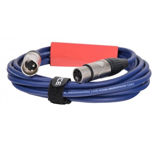 FORCE FMC-05/4,5 BL микрофонный кабель, XLR (F) -XLR (M), 4,5 метра