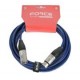 FORCE FMC-05/4,5 BL микрофонный кабель, XLR (F) -XLR (M), 4,5 метра