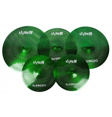 KingDo LISTEN SET 14«+16»+18«+20» GREEN комплект тарелок, специальный сплав, medium