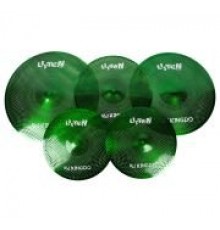 KingDo LISTEN SET 14«+16»+18«+20» GREEN комплект тарелок, специальный сплав, medium