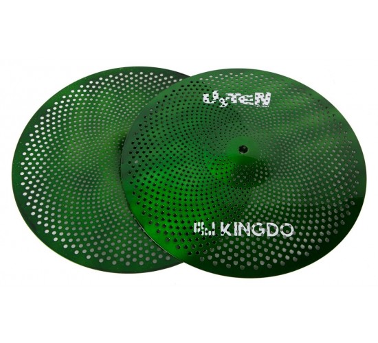 KingDo LISTEN SET 14«+16»+18«+20» GREEN комплект тарелок, специальный сплав, medium