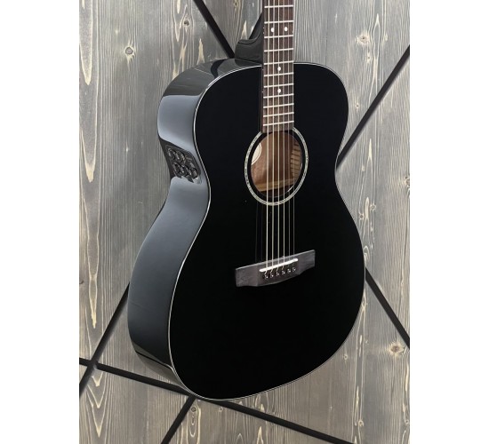 Cort L60-BK TA Трансакустическая гитара, цвет черный