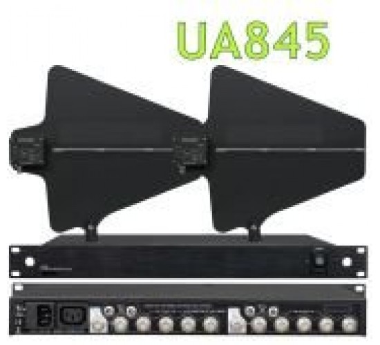 UA845 усилитель радиочастотного сигнала направленный для беспроводных микрофонов