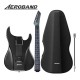 Aeroband 004 Black Электрогитара, цвет черный, с чехлом