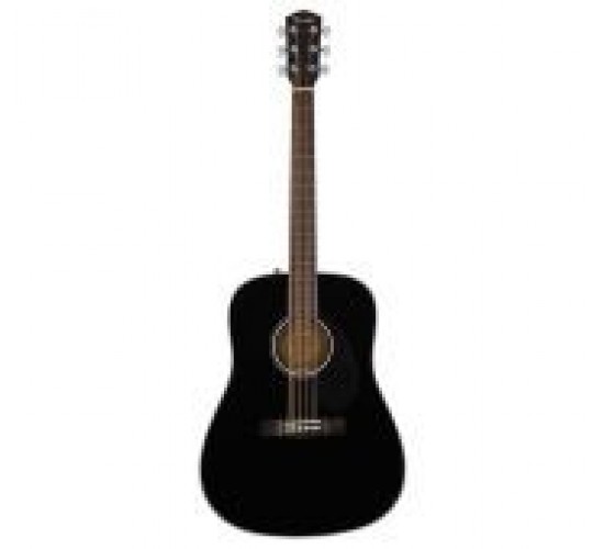 Fender CD-60S Black WN акустическая гитара, цвет черный, выставочный образец