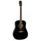 Fender CD-60S BLK WN акустическая гитара, цвет черный, выставочный образец