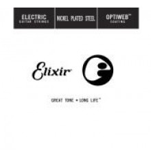 Elixir 16246 Optiweb одиночная струна для электрогитары, никель, .046