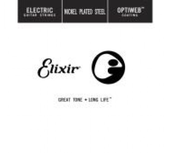 Elixir 16246 Optiweb одиночная струна для электрогитары, никель, .046