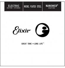 Elixir 15226 Nanoweb одиночная струна для электрогитары, никель, .026