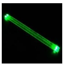LED Green 5А светящиеся барабанные палочки, цвет зеленый