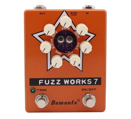 DemonFX Fuzz Works 7 педаль эффекта фузз