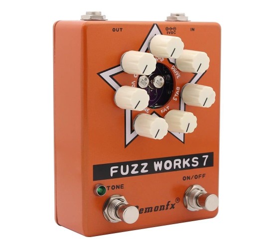 DemonFX Fuzz Works 7 педаль эффекта фузз