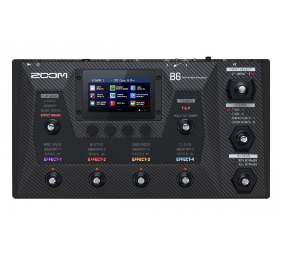 Zoom B6 Процессор для бас-гитары, выставочный образец