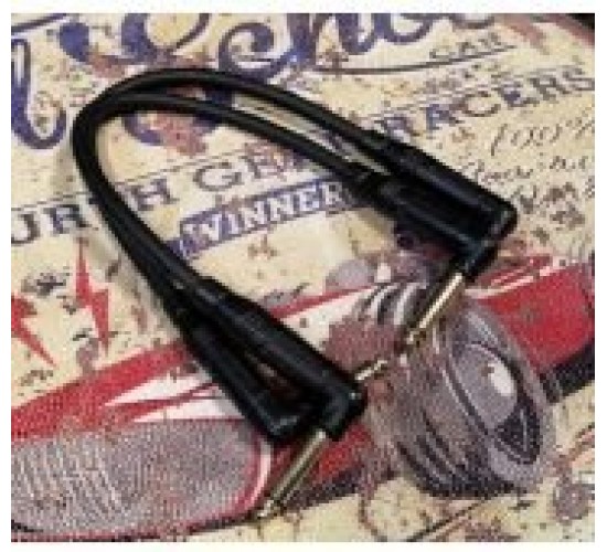 GS Cable патч-кабель инструментальный, 30 см (кабель Klotz AC106SW, разъемы Amphenol) USED