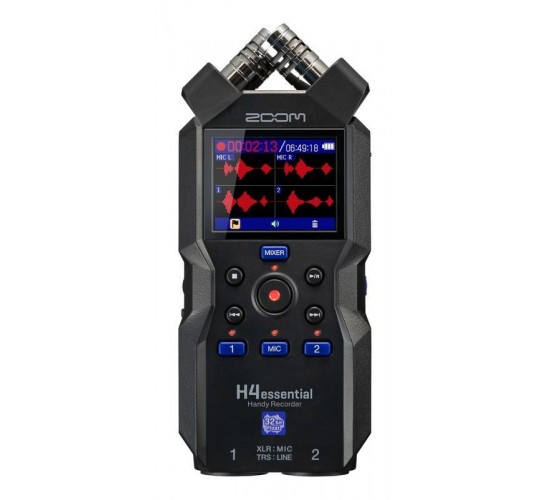 Zoom H4e Essential портативный 4-трековый рекордер с поддержкой 32-bit
