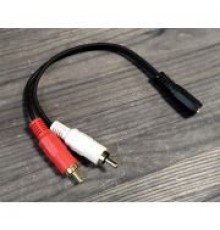 Кабель-переходник Jack 3.5 (M)/2xRCA (F)