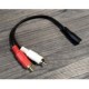 Кабель-переходник Jack 3.5 (M)/2xRCA (F)