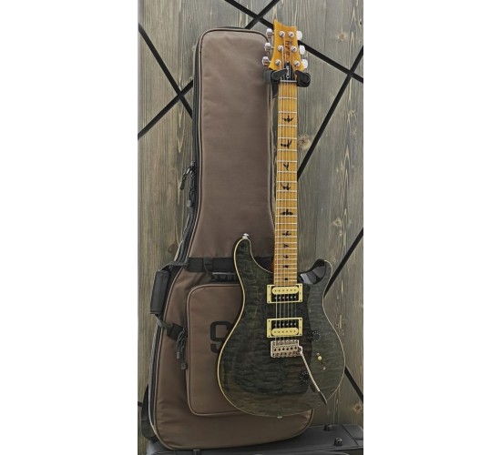 PRS SE Custom 24 Roasted Maple Limited Gray Black электрогитара, Корея USED
