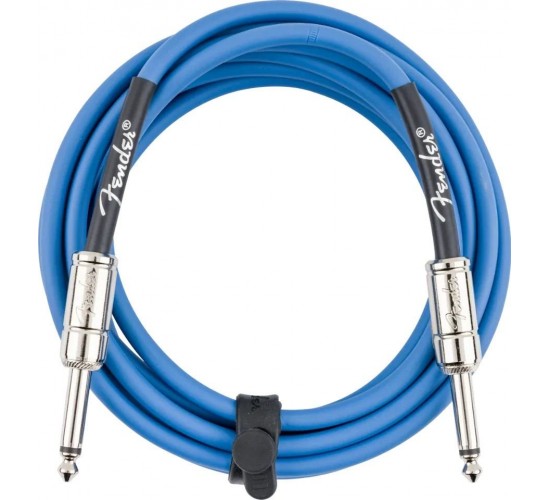 Fender 10' Contour Instrument Cable Lake Placid Blue Инструментальный кабель, 3 м