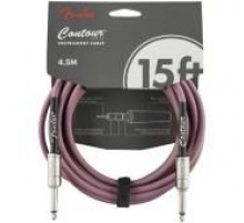 Fender 15' Contour Instrument Cable Burgundy Mist Инструментальный кабель, 4,5 метра