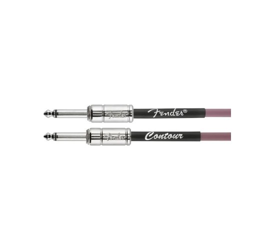 Fender 15' Contour Instrument Cable Burgundy Mist Инструментальный кабель, 4,5 метра
