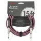 Fender 15' Contour Instrument Cable Burgundy Mist Инструментальный кабель, 4,5 метра