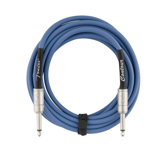 Fender 15' Contour Instrument Cable Lake Placid Blue Инструментальный кабель, 4,5 м
