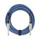 Fender 15' Contour Instrument Cable Lake Placid Blue Инструментальный кабель, 4,5 м