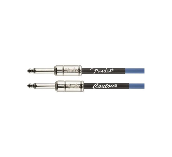 Fender 15' Contour Instrument Cable Lake Placid Blue Инструментальный кабель, 4,5 м