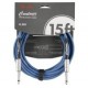 Fender 15' Contour Instrument Cable Lake Placid Blue Инструментальный кабель, 4,5 м