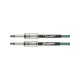 Fender 15' Contour Instrument Cable Sherwood Green Инструментальный кабель, 4,5 метра