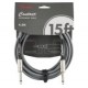 Fender 15' Contour Instrument Cable Inca Silver Инструментальный кабель, 4,5 метра