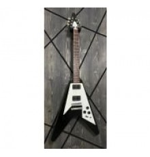 Gibson Flying V 67 Reissue электрогитара, цвет черный США 1996 USED