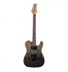 Schecter PT Standard BFBB электрогитара, цвет Black Fade Burst Burl