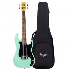 Flight Mini Bass Lite SFG бас-гитара уменьшенная, цвет морской волны