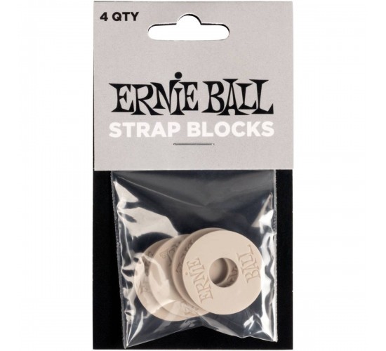 Ernie Ball 5625 фиксаторы ремня (страплок), 4 шт., цвет серый