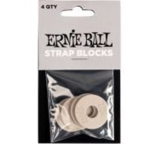 Ernie Ball 5625 фиксаторы ремня (страплок), 4 шт., цвет серый