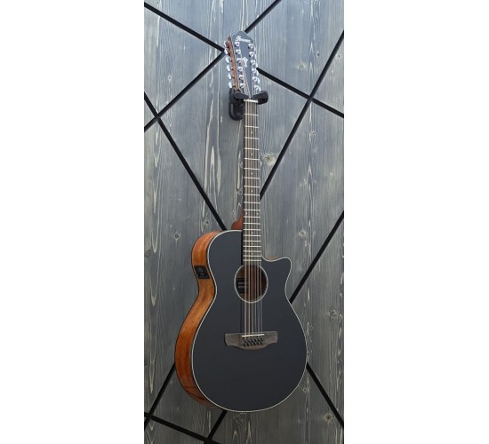 Ibanez AEG5012-BKH 12-ти струнная электроакустическая гитара, цвет черный USED