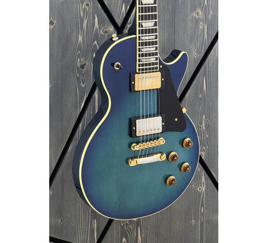 Fujigen FGN SNLS101 Neo Classic Les Paul Standard электрогитара, цвет синий, Япония USED