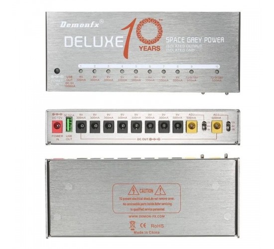 Demonfx Space Gray Power блок питания для педалей