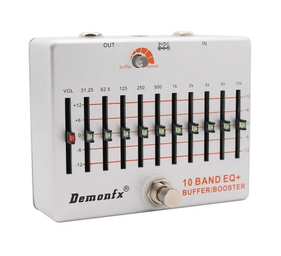 DemonFX 10 Band EQ+ Buffer/Booster 10-полосный эквалайзер + усилитель буфера