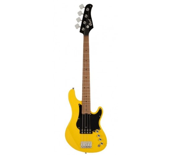 Cort GB-Short-Scale-YC Бас-гитара уменьшенная, цвет желтый Yellow Crush